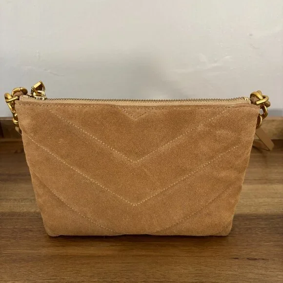 Rebecca Minkoff Tan Crossbody Bag with Gold Chain - Picture 4 of 15